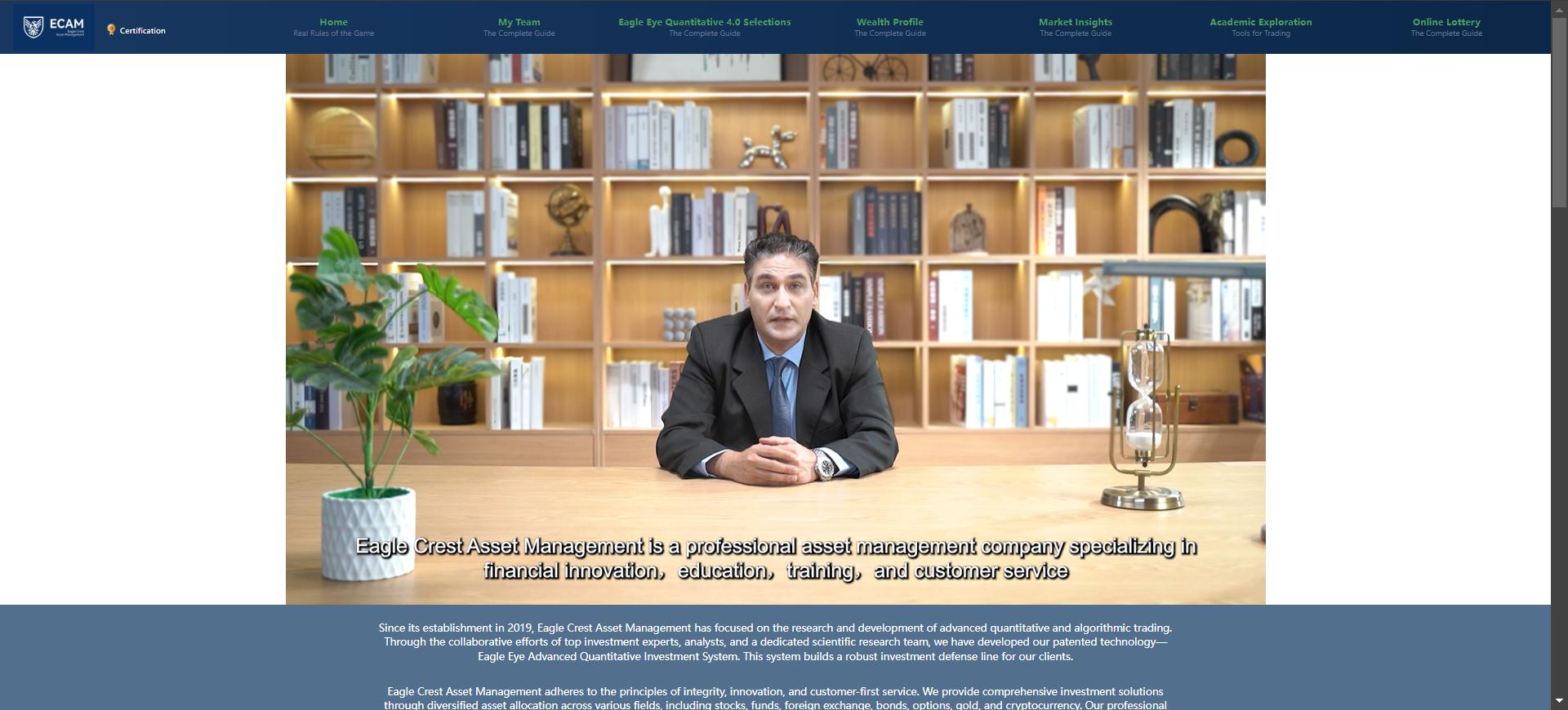 Eagle Crest Asset Management Dominates Global Wealth Management